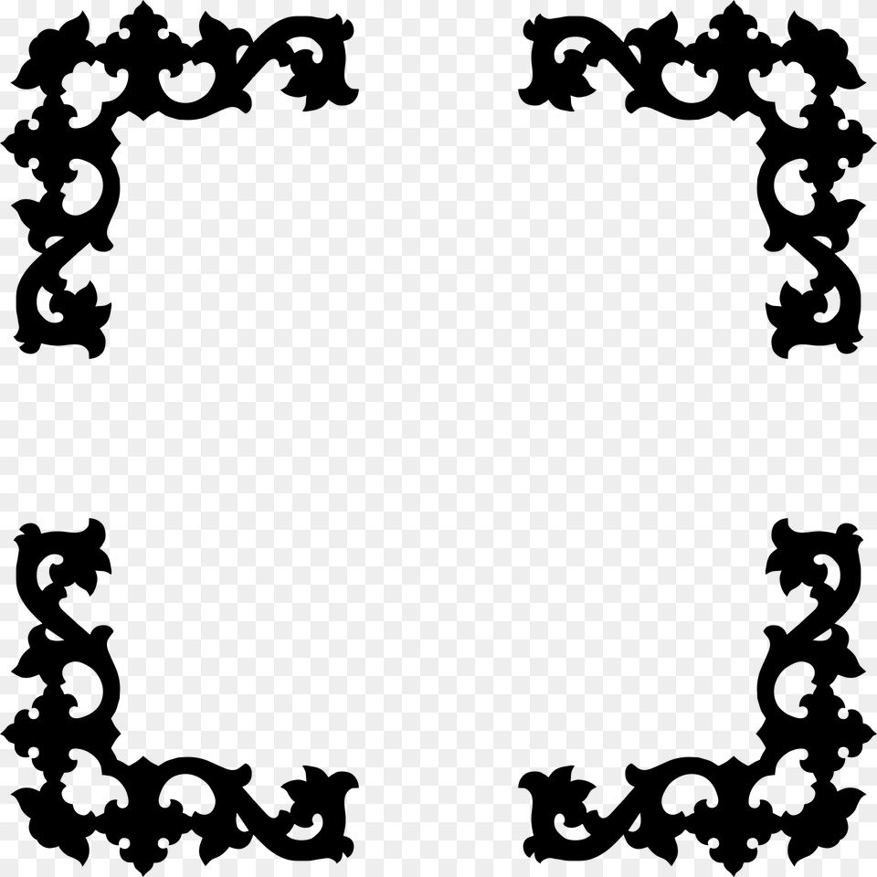 Frame Clipart Silhouette Silhouette Of A Picture Frame, Gray Free Transparent Png