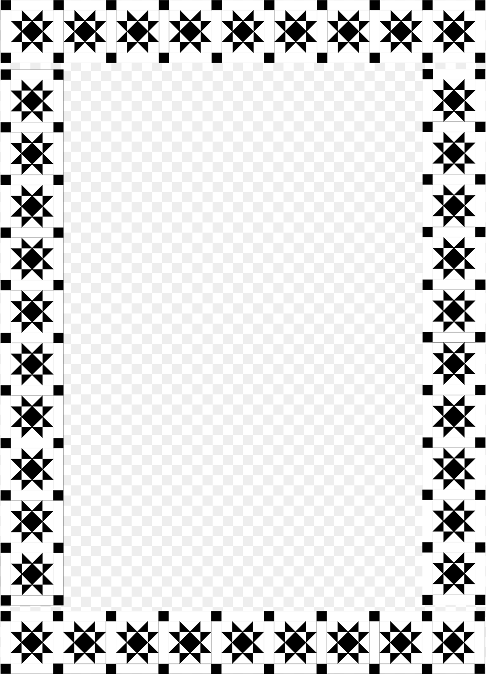 Frame Contemporary Illustration Of Border Design Black And White, Home Decor, Chess, Game, Pattern Free Png Download