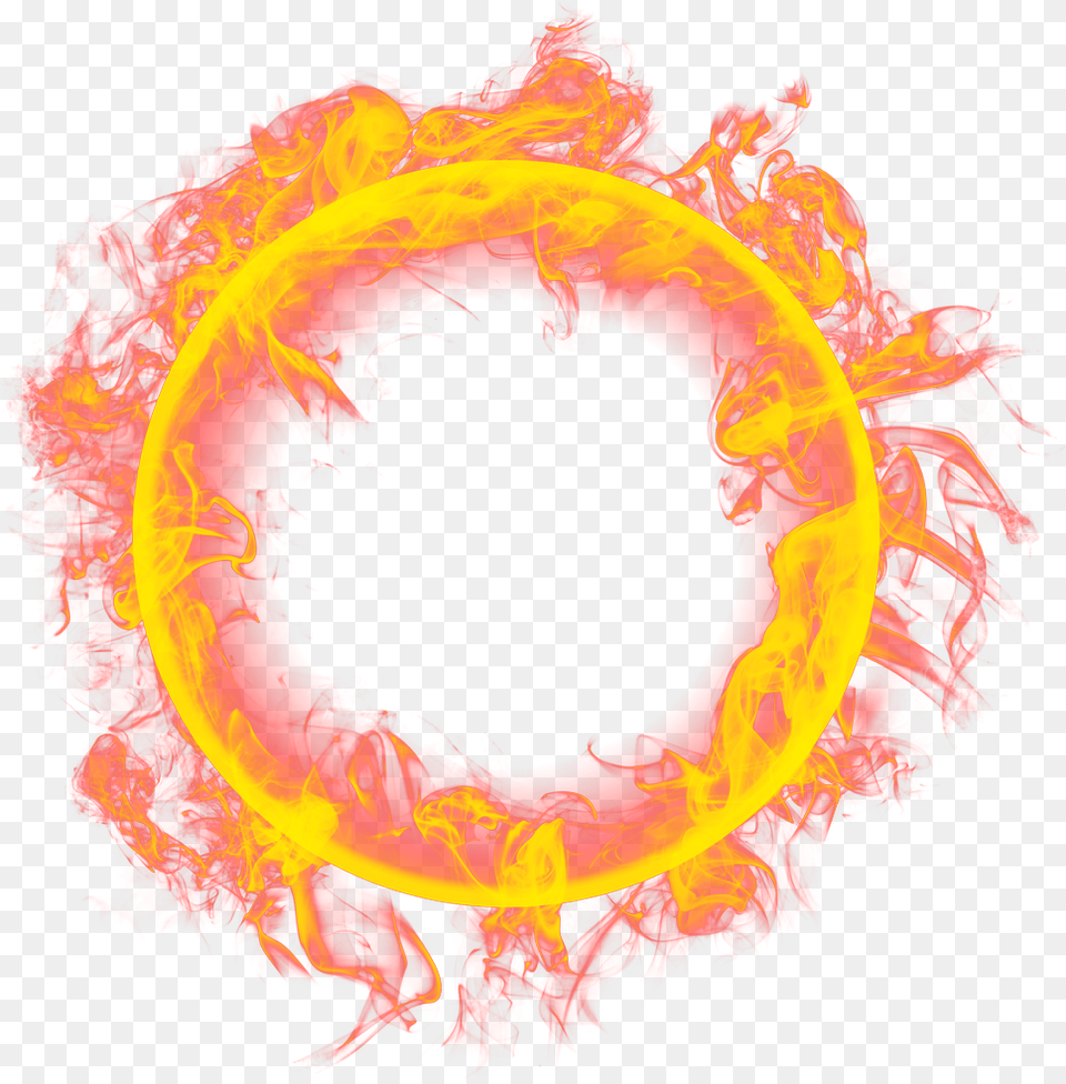 Frame Flames Transparent Fire Ring, Flame, Pattern, Wedding, Person Png