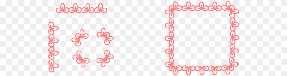 Frame Flower Border Elements Decorative Decoration Scalable Vector Graphics, Accessories, Jewelry, Necklace, Knot Free Png