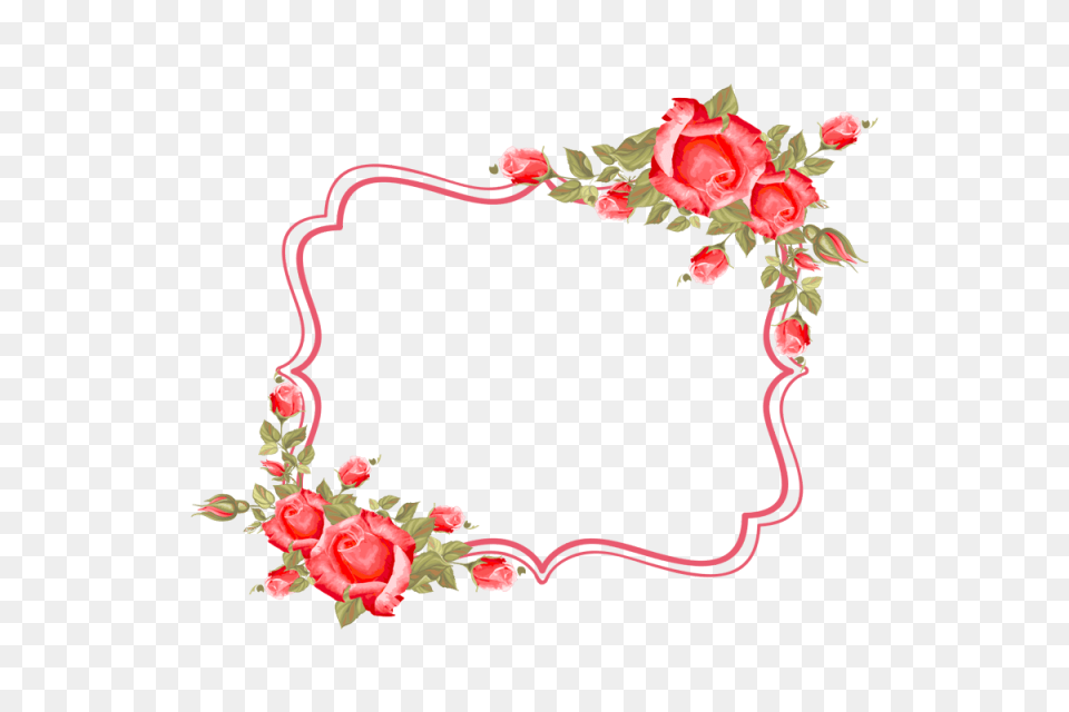 Frame Flower Frame Flower Roses And Vector For Download, Plant, Rose, Pattern, Art Free Transparent Png