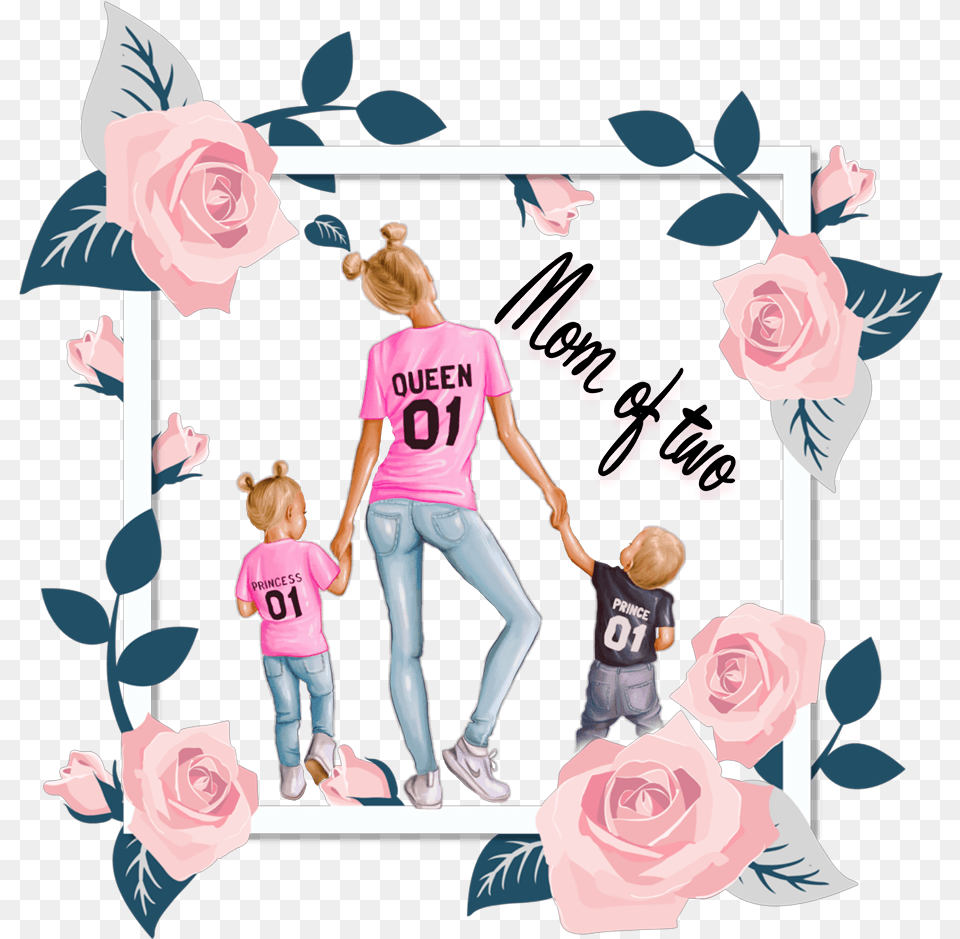 Frame Flower Transparent, Adult, Person, People, Woman Free Png Download