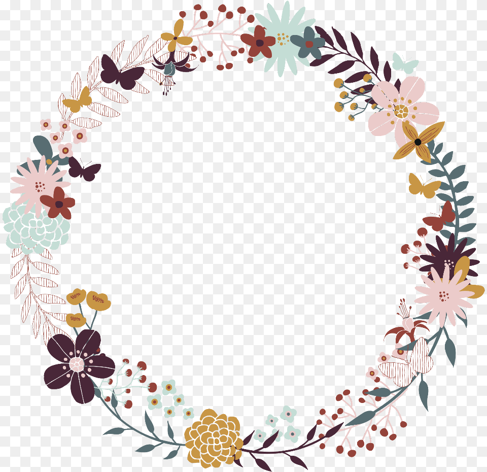 Frame Flowers Autumn Vector Flores Lizzieedits You Re Like The Morning Tea, Art, Floral Design, Graphics, Pattern Png Image
