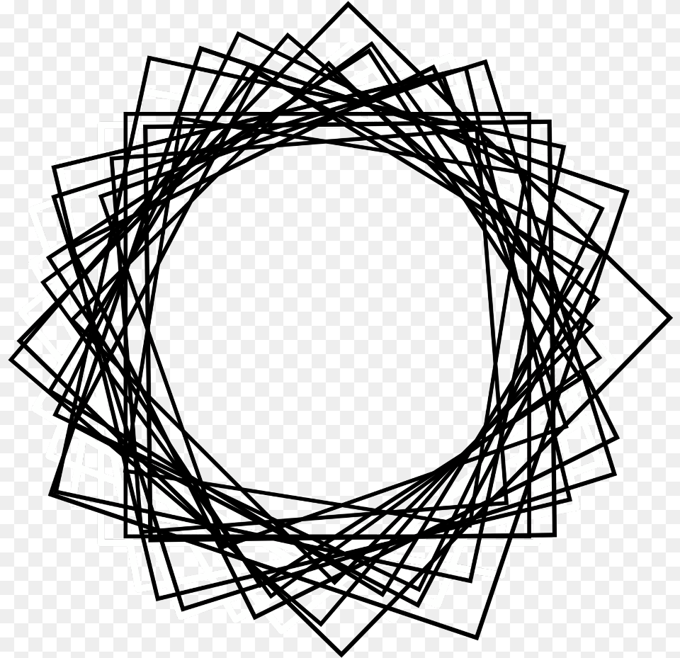 Frame Frames Border Borders Black White Circle Circle Free Transparent Png