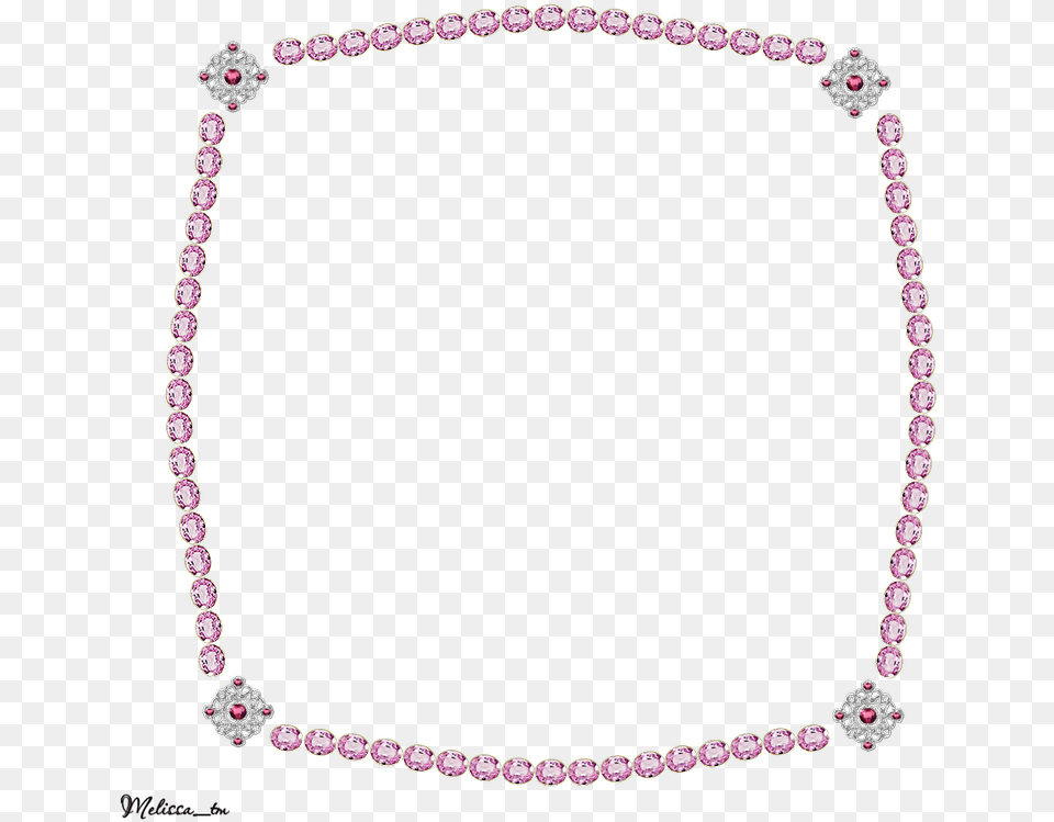 Frame From Pink Gems By Melissa Tm D83zfuq Necklace, Accessories, Jewelry, Bead, Bead Necklace Png