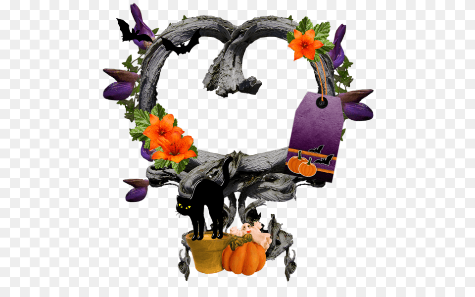 Frame Halloween Pictures, Flower, Flower Arrangement, Plant Free Transparent Png