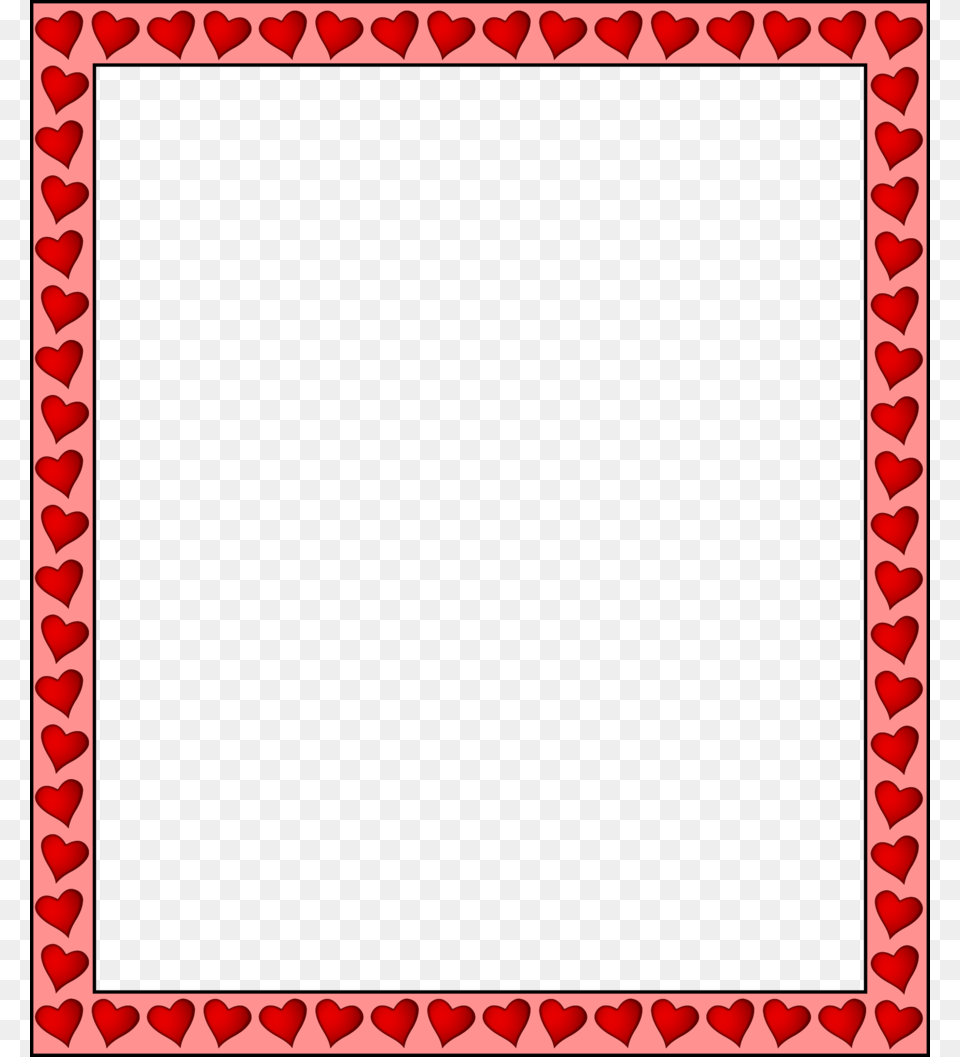 Frame Hearts Clipart Picture Frames Clip Art Heart Square Frame, Home Decor, Blackboard Free Png