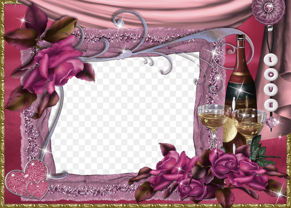 Frame Images High Resolutions, Glass, Purple, Flower, Flower Arrangement Free Transparent Png