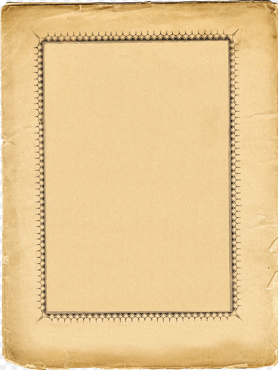 Frame Made With Textured Paper Free Png Download