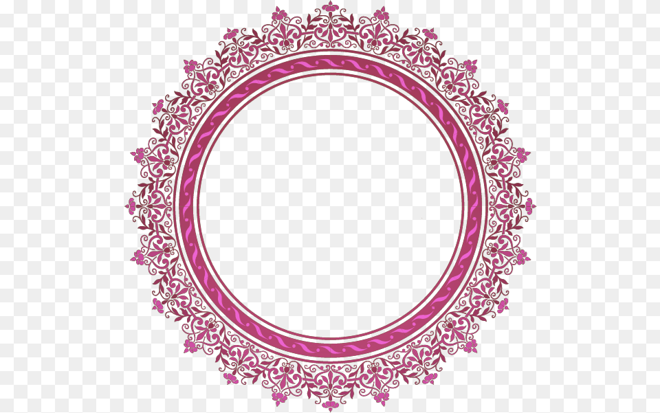 Frame Marco Round Circular Circulo Circle Crculo Decor Eid Mubarak Frame, Oval, Pattern Free Transparent Png