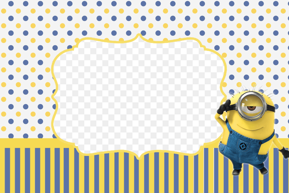 Frame Minions Despicable Me Minion Edible Party Cupcake Toppers Decoration, Toy, Pattern Free Png