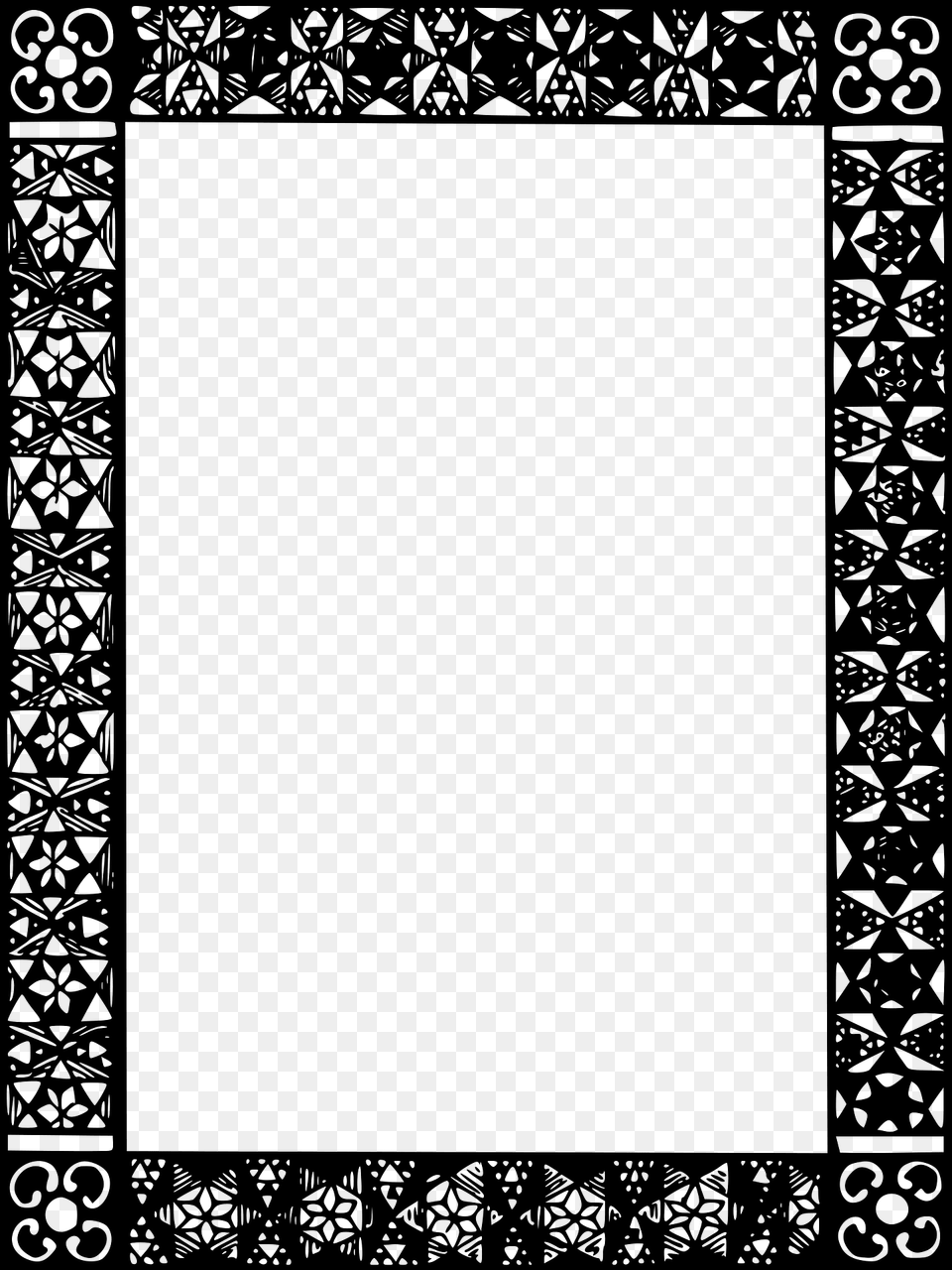 Frame Mono Colored 34 Clipart, Home Decor, Rug, Pattern, Art Free Transparent Png