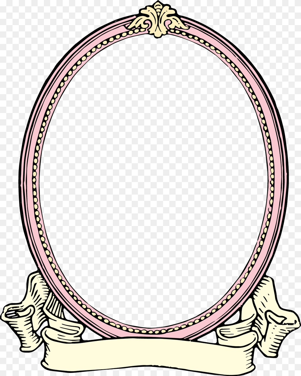 Frame Oh Baby Border Frame Frame, Oval, Mirror, Photography, Bow Free Png Download
