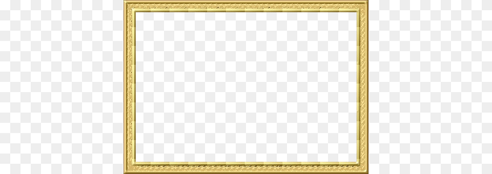 Frame Outline Gold Golden Isolated Frame F Picture Frame, Blackboard Free Png Download