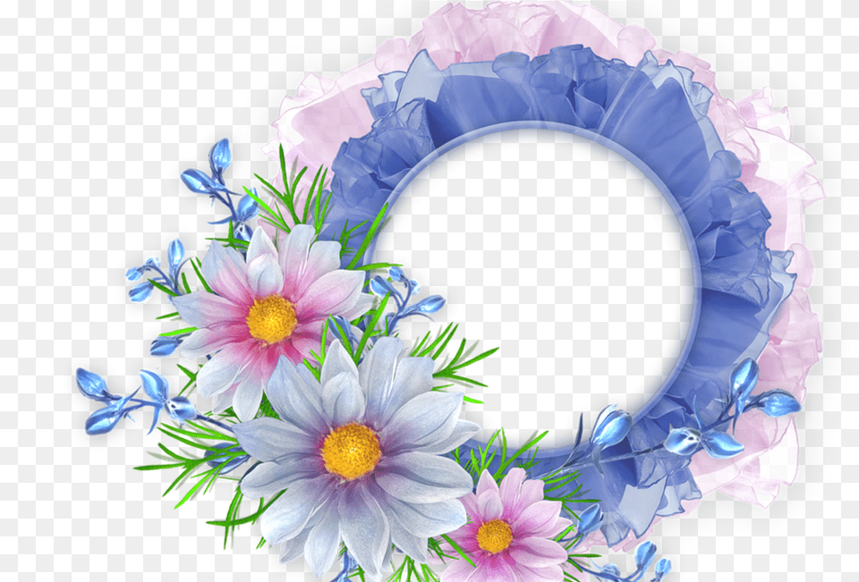 Frame Pesquisa Google Scrapbook Precious Floral Frame Round, Anemone, Flower, Flower Arrangement, Flower Bouquet Free Png
