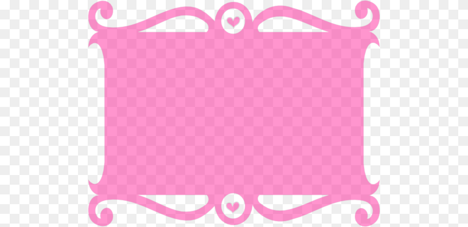 Frame Pink Heart Clip Art, Text Free Png Download