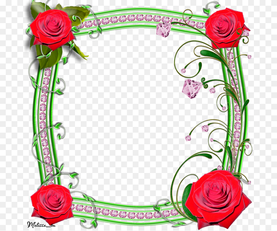 Frame Roses With Swirls, Flower, Plant, Rose, Art Png