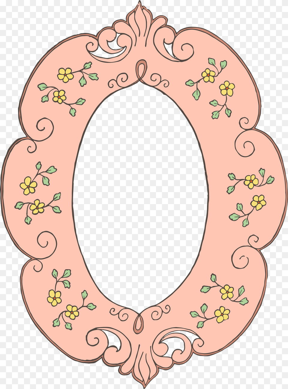 Frame Vintage Pink Vector Download, Oval, Baby, Person Free Png