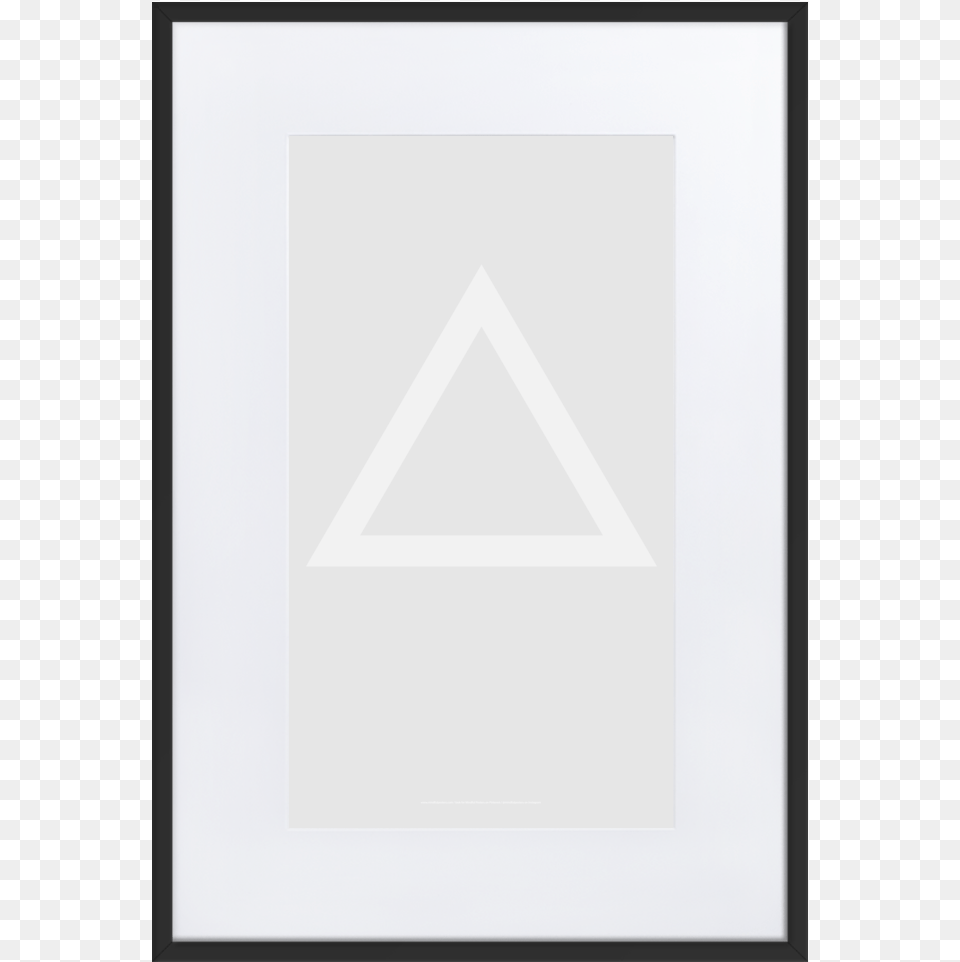 Framed And Mat Board, Triangle Png