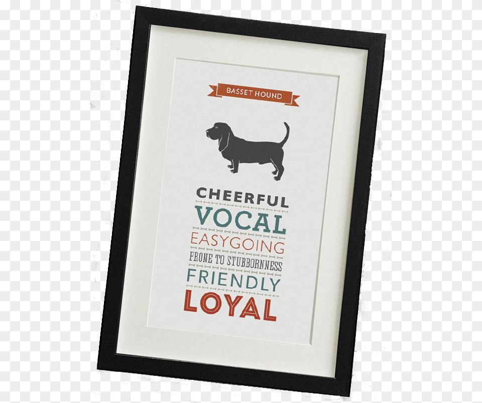Framed Graphic 12 Dachshund, Advertisement, Poster, Animal, Canine Free Png Download