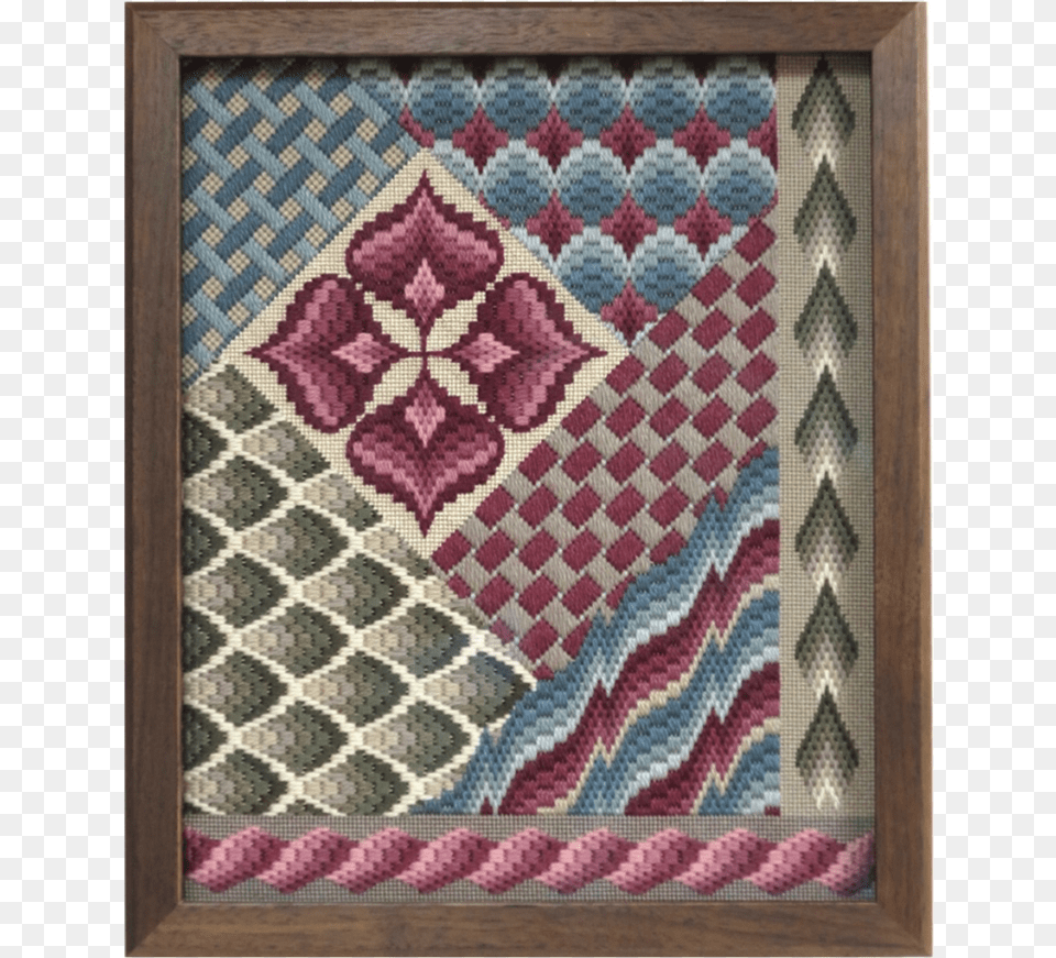 Framed Needlework Motif, Home Decor, Rug, Pattern, Quilt Free Transparent Png