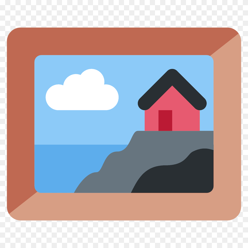 Framed Picture Emoji Clipart, Outdoors, Nature, Sky, Neighborhood Png Image