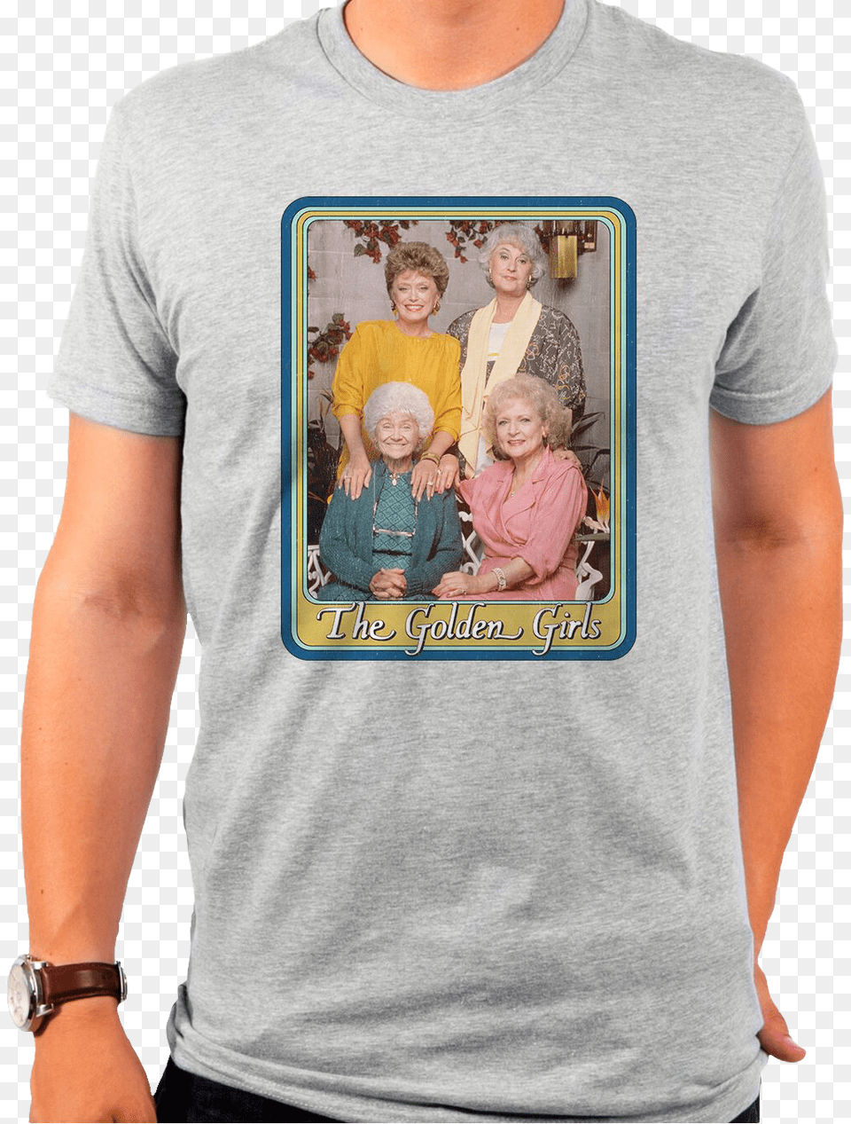 Framed Picture Golden Girls T Shirt T Shirt, T-shirt, Clothing, Adult, Person Png