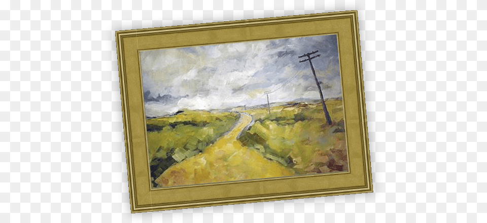 Framedpic Art, Painting, Utility Pole Png Image