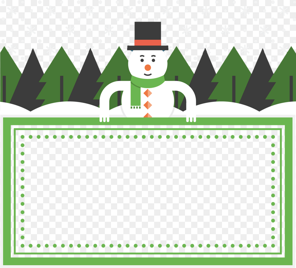 Frames Clipart Snowman Clip Art Frame, Outdoors, Nature, Winter, Snow Free Transparent Png