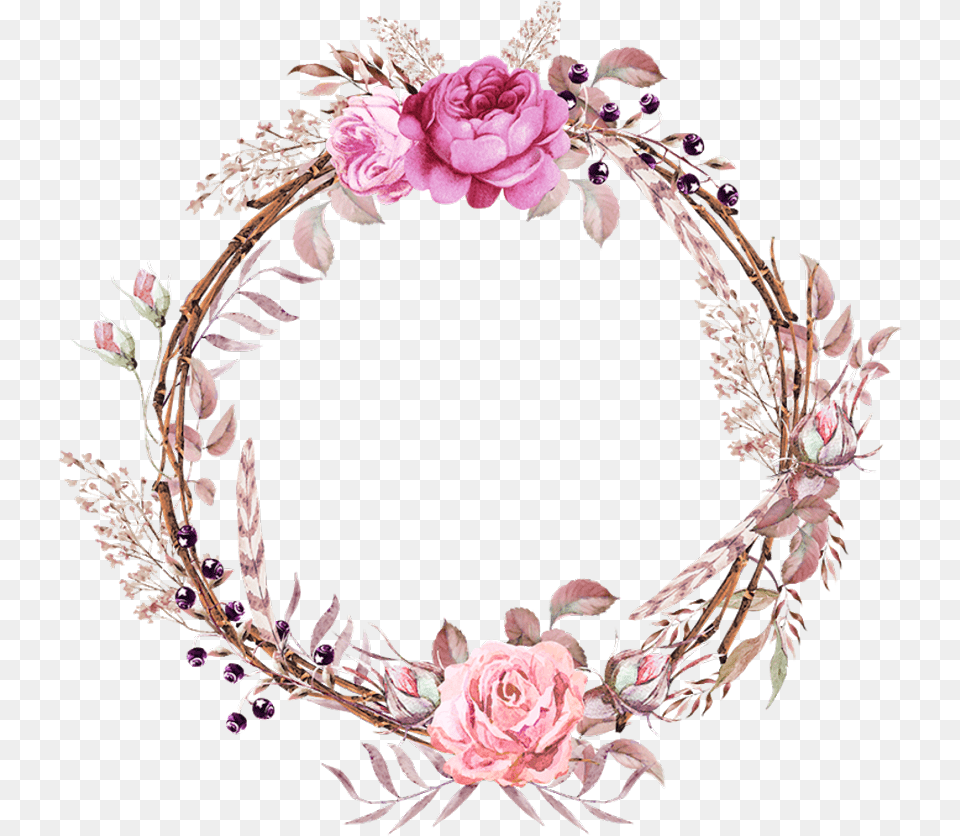 Frames Floral Em Arco De Flores, Accessories, Rose, Plant, Flower Free Transparent Png