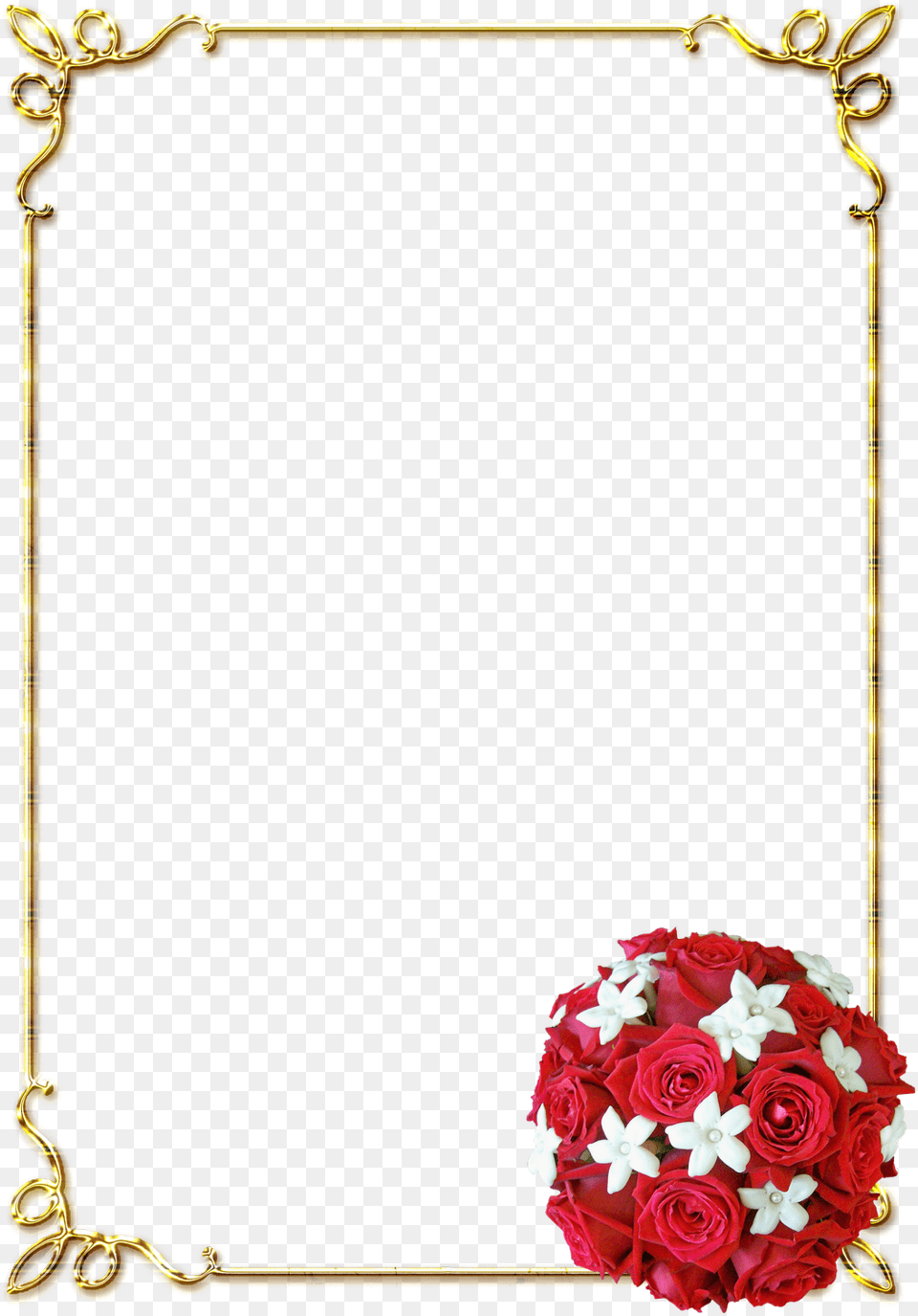 Frames Golden Frame Gold Sparkle Magic Magiclove, Rose, Plant, Flower Bouquet, Flower Arrangement Free Png