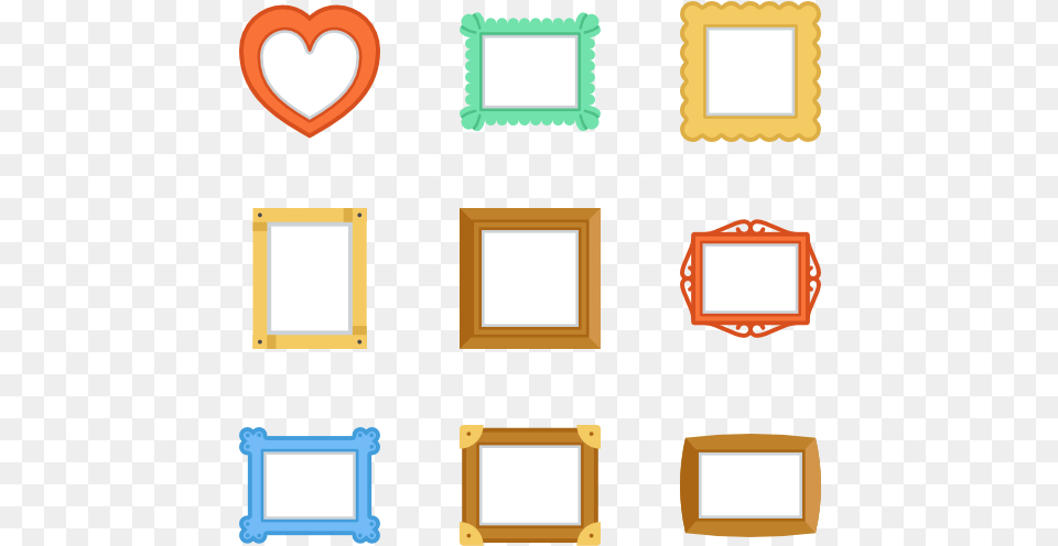 Frames Heart, Text Free Png Download