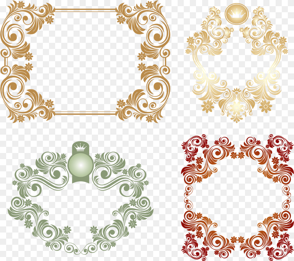 Frames Overlay, Art, Floral Design, Graphics, Pattern Free Png Download