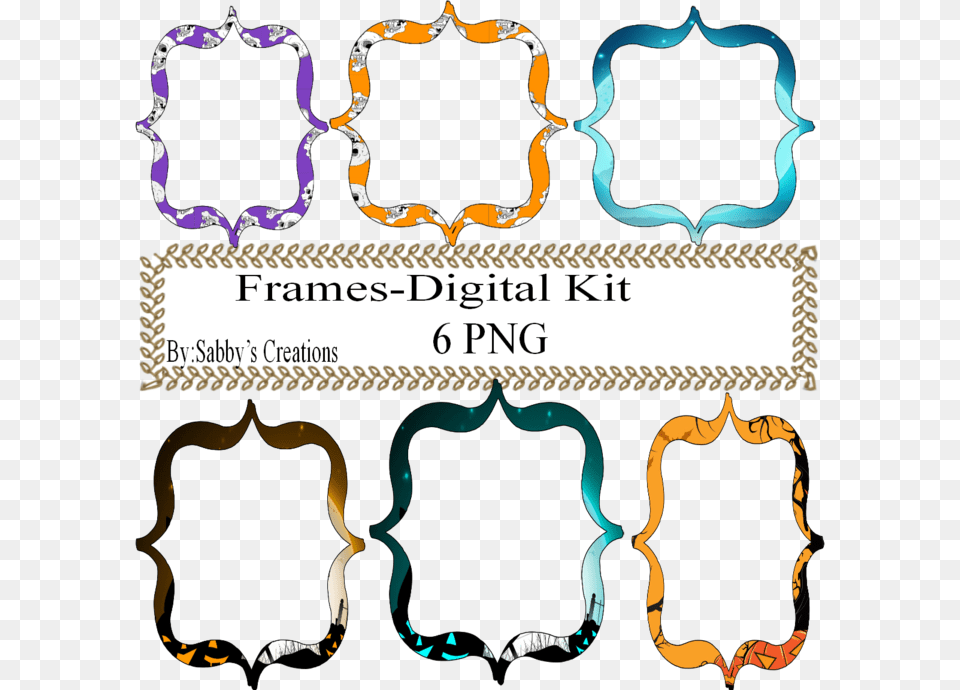 Frames Shapes 1q Digital Kit Jewelry Tag Clipart Gift, Book, Publication Free Png