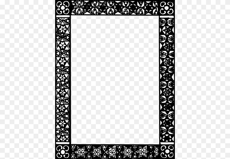Framesblack And Islamic Borders Black And White, Gray Free Png Download