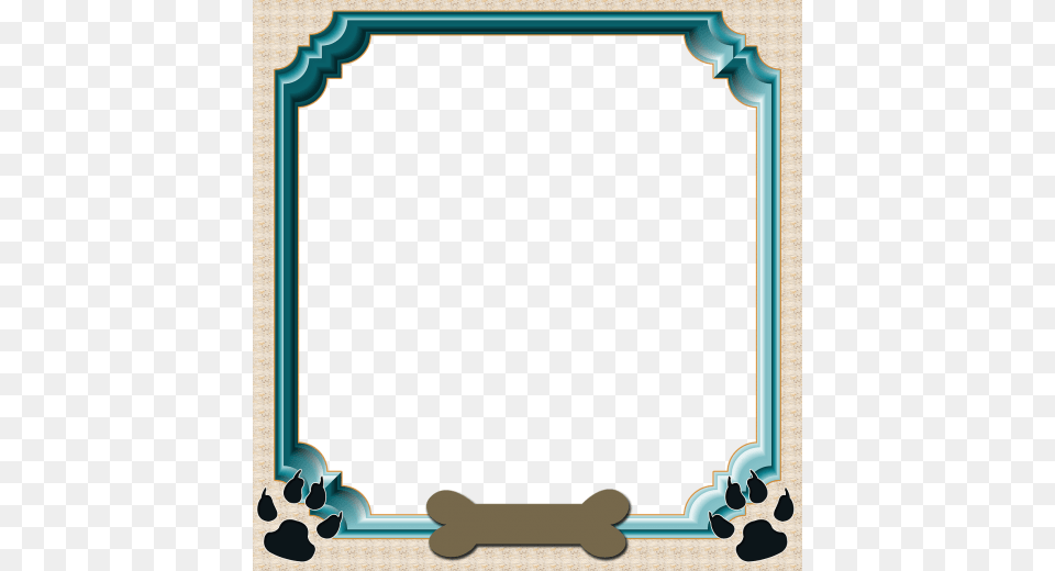 Framescrapbookdog Framepet Framedog Bonephoto Dog Frame, Blackboard Free Transparent Png