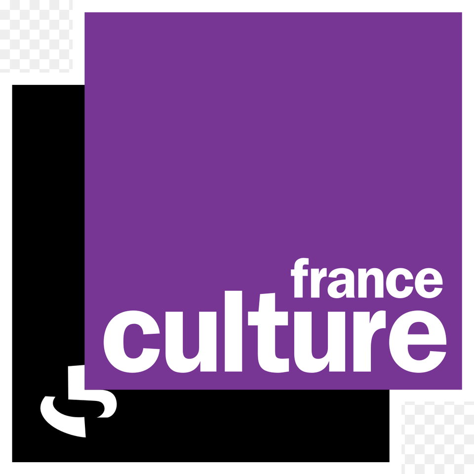 France Culture Logo, Sticker, Advertisement, Purple, People Png