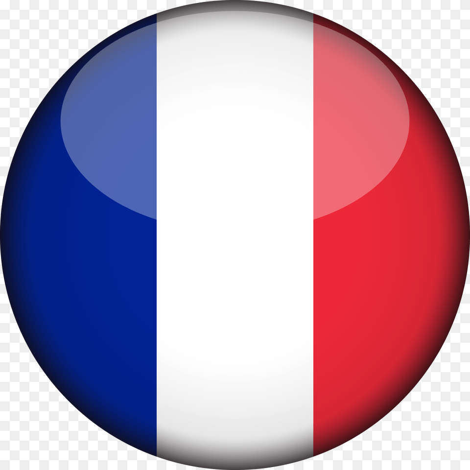France Flag 3d Round Xl France Flag Icon, Sphere, Logo, Disk Png