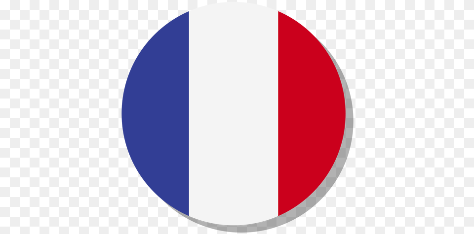 France Flag Language Icon Circle U0026 Svg Icono Bandera Francia, Logo, Sphere, Disk Free Png Download