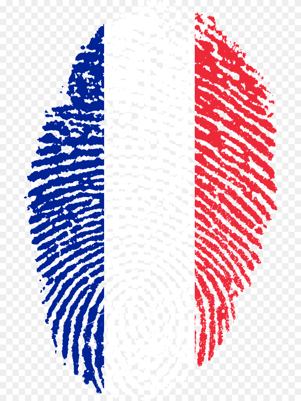 France France Flag Fingerprint Country Pride Iden France France Flag Fingerprint, Face, Head, Person, Home Decor Free Png Download