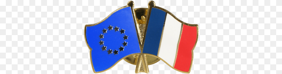 France Friendship Flag Pin Badge Pins Drapeau France Europe, Logo Free Png Download
