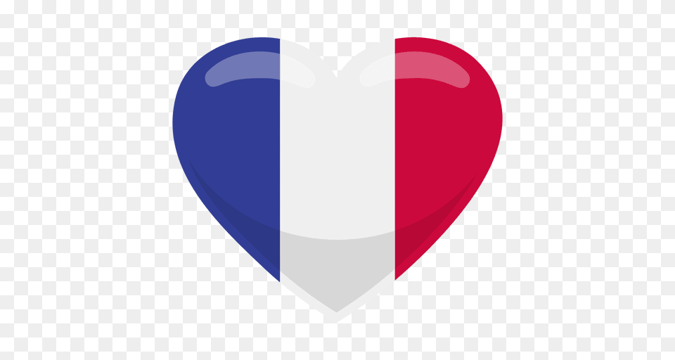 France Heart Flag, Balloon Free Transparent Png