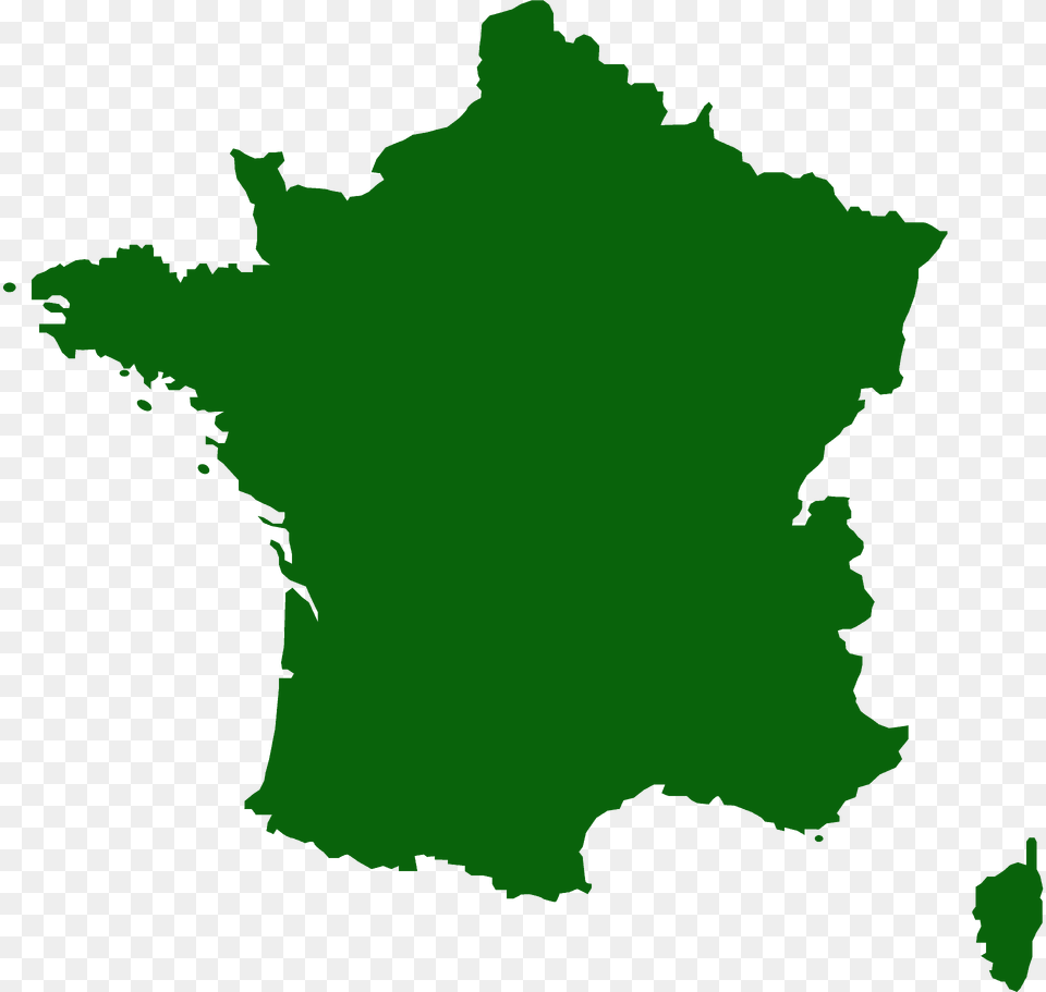 France Map Silhouette, Chart, Green, Plot, Atlas Free Transparent Png