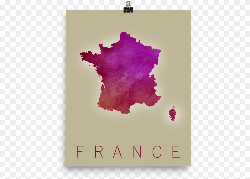France Purple Watercolor Poster Rightmove France, Chart, Plot, Map, Atlas Free Transparent Png