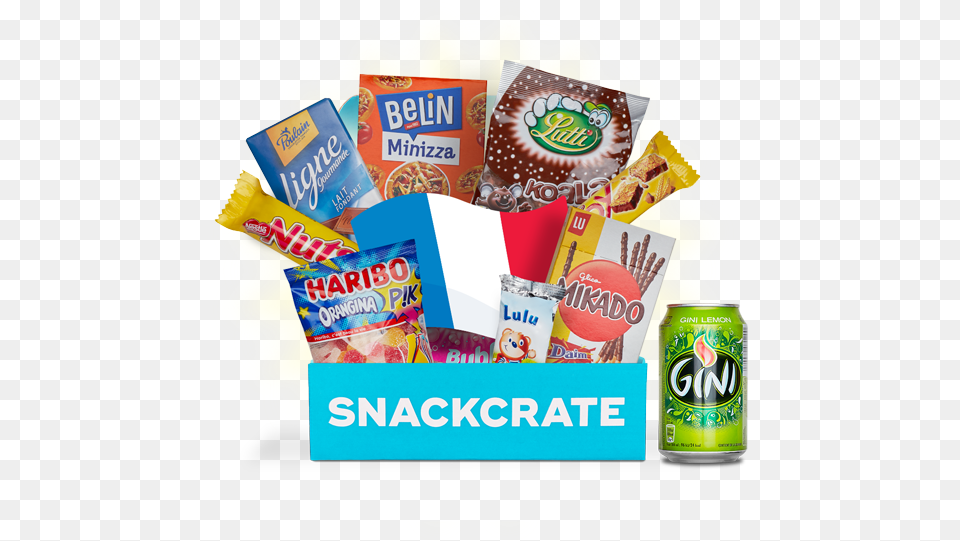 France Snack Crate, Food, Sweets, Can, Tin Free Transparent Png