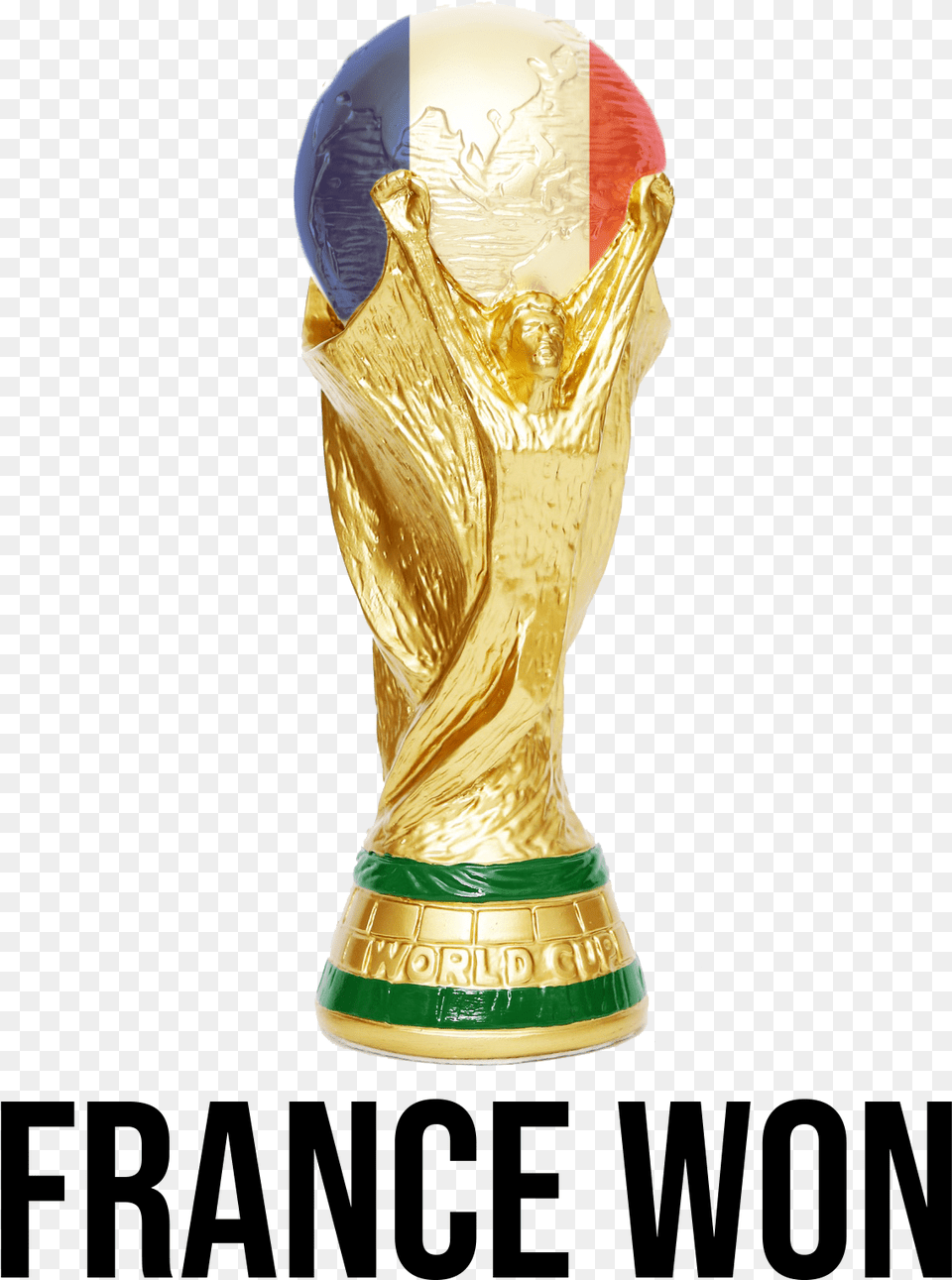 France Won Wm2018 France World Cup, Trophy, Adult, Female, Person Png Image