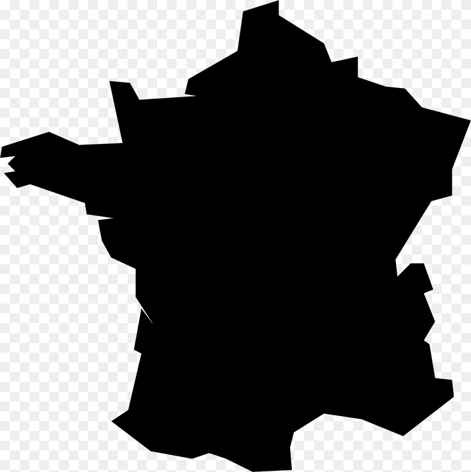 Francemapworldmap Of The Carte France, Silhouette Free Png