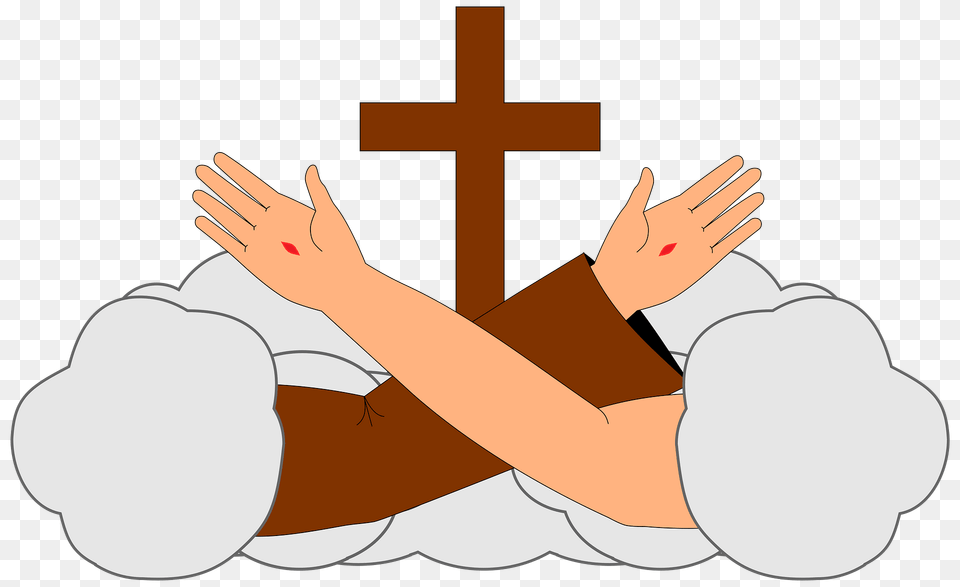 Francescocoa Piom Clipart, Cross, Kneeling, Person, Symbol Free Png