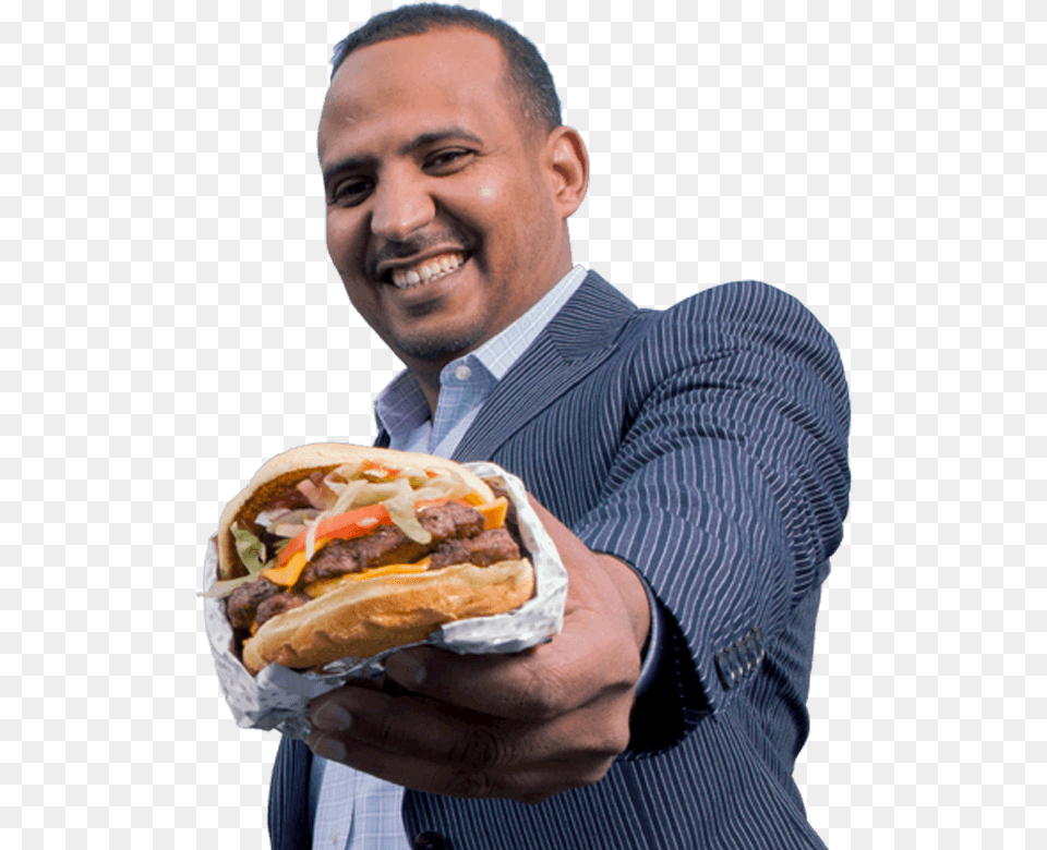 Franchise Owner Aby Mohammad Owner Of, Burger, Food, Adult, Male Free Png Download