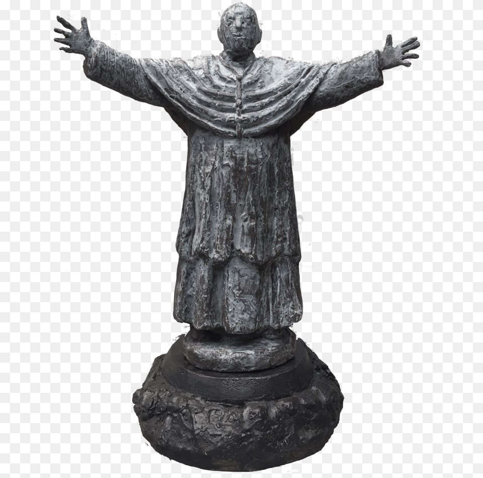 Francis Statue Statue, Art, Person, Sculpture, Head Png